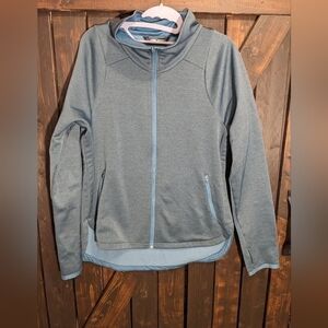 THE North Face softshell jacket, Size M. Dark tealish blue